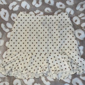 Lily Rose polka dot flare pencil skirt